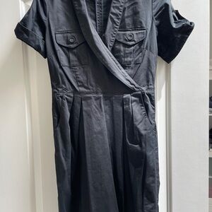 Stylish Black Short Sleeve Dress